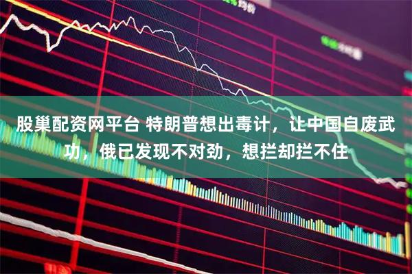股巢配资网平台 特朗普想出毒计，让中国自废武功，俄已发现不对劲，想拦却拦不住